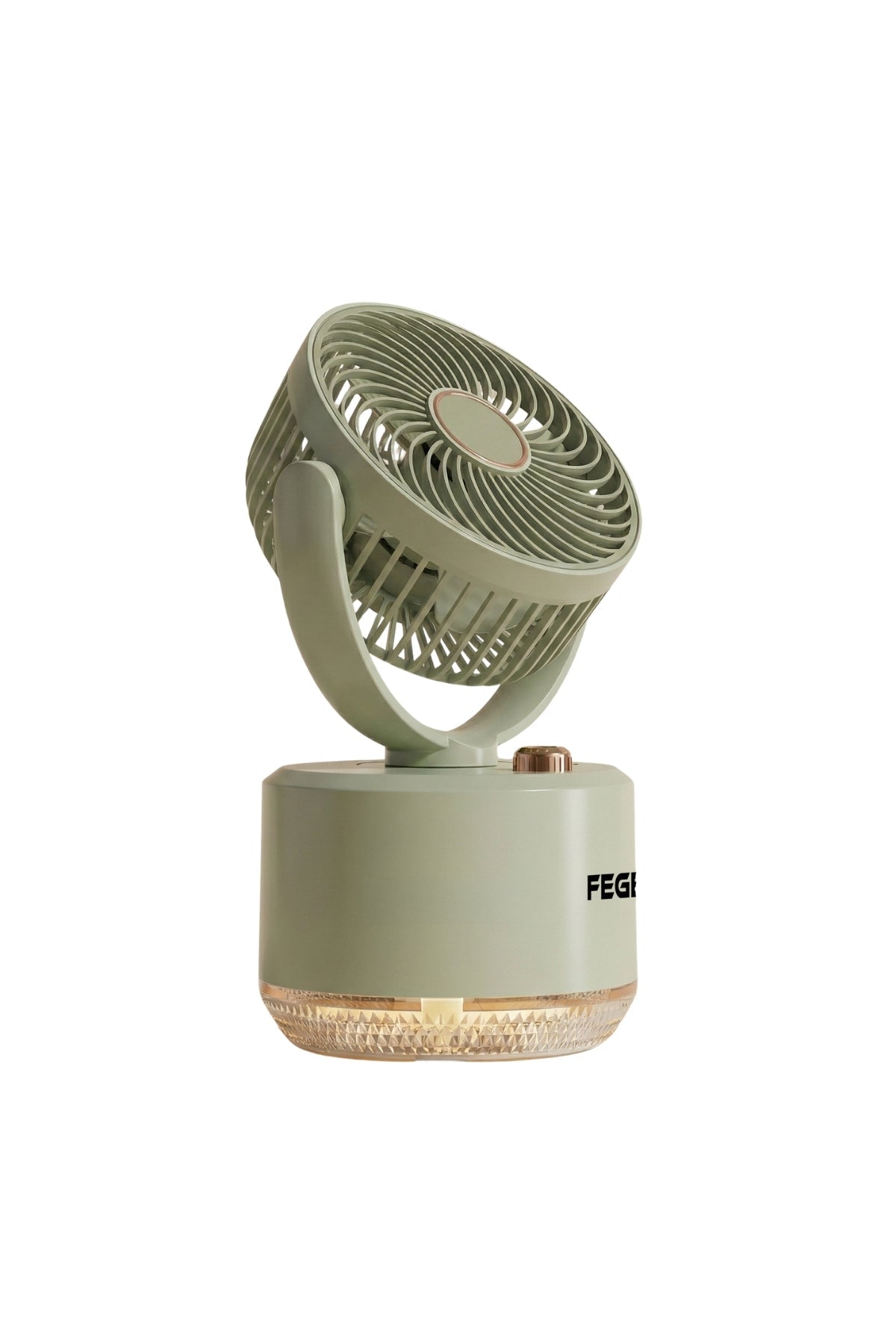 Fegel FG-03 Buharlı Nemlendirmeli Masaüstü Şarjlı Fan - Yeşil 5