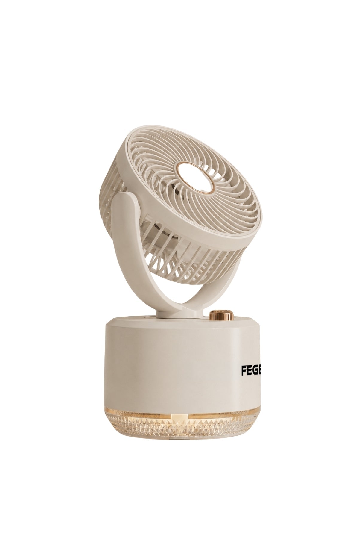 Fegel FG-03 Buharlı Nemlendirmeli Masaüstü Şarjlı Fan - Bej 5