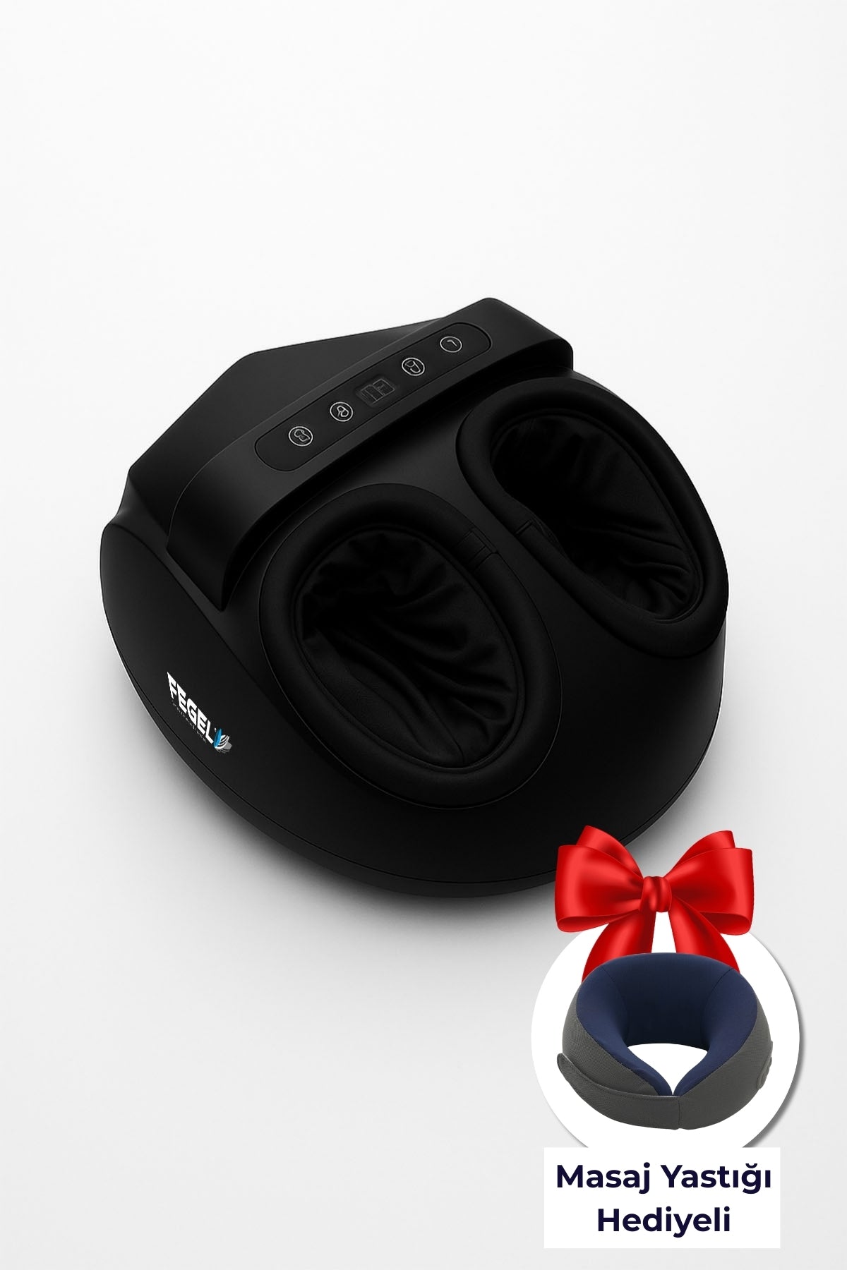 6D Heated Foot Massager - Deep Kneading &amp; Air Pressure, Remote Control / FG-513