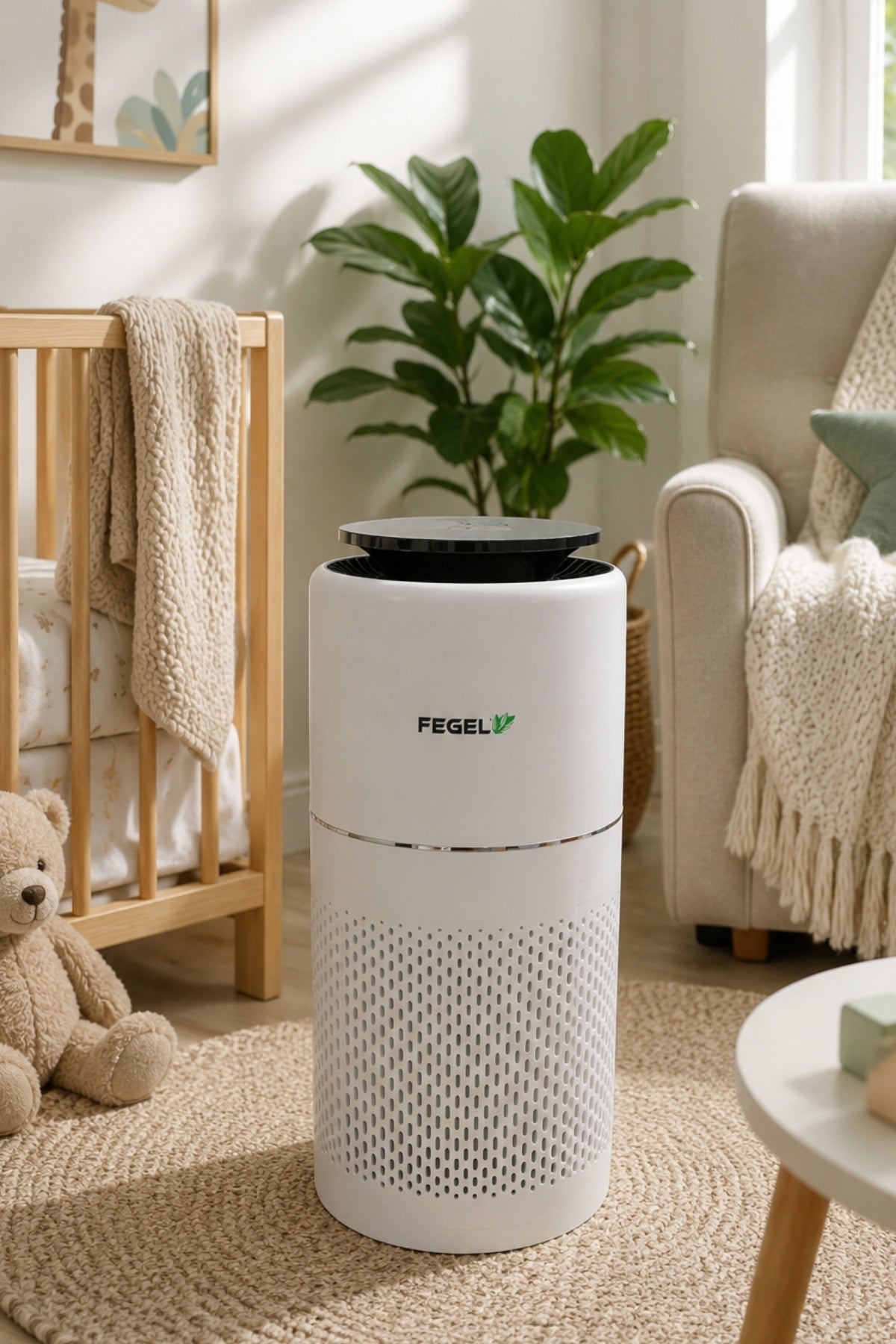 HEPA 13 / 3 Katmanlı Filtreli Akıllı Hava Temizleyici (Tuya WiFi) – 50 m² Etkili / FG-201