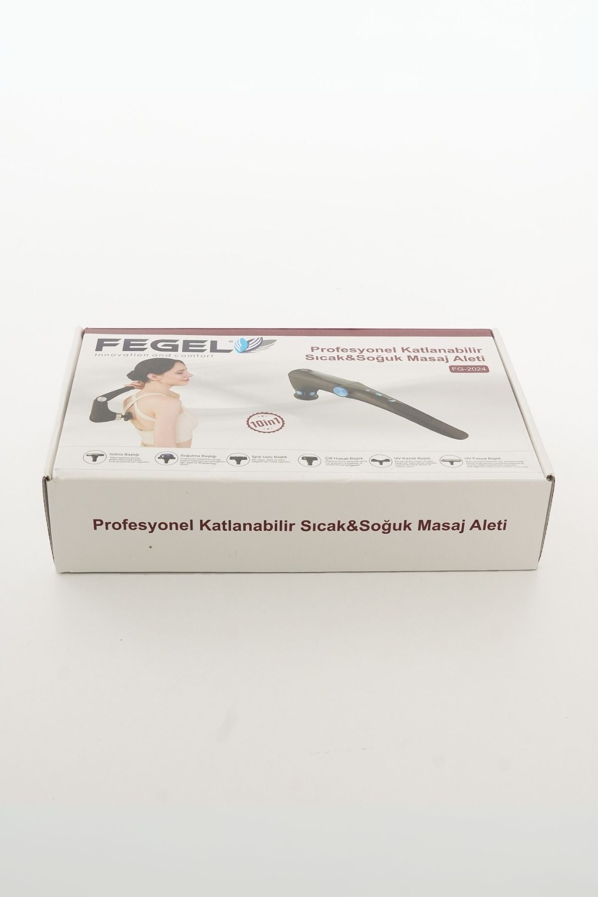 Profesyonel Katlanabilir Sıcak & Soğuk Masaj Aleti - 10 Başlıklı / FG-2024