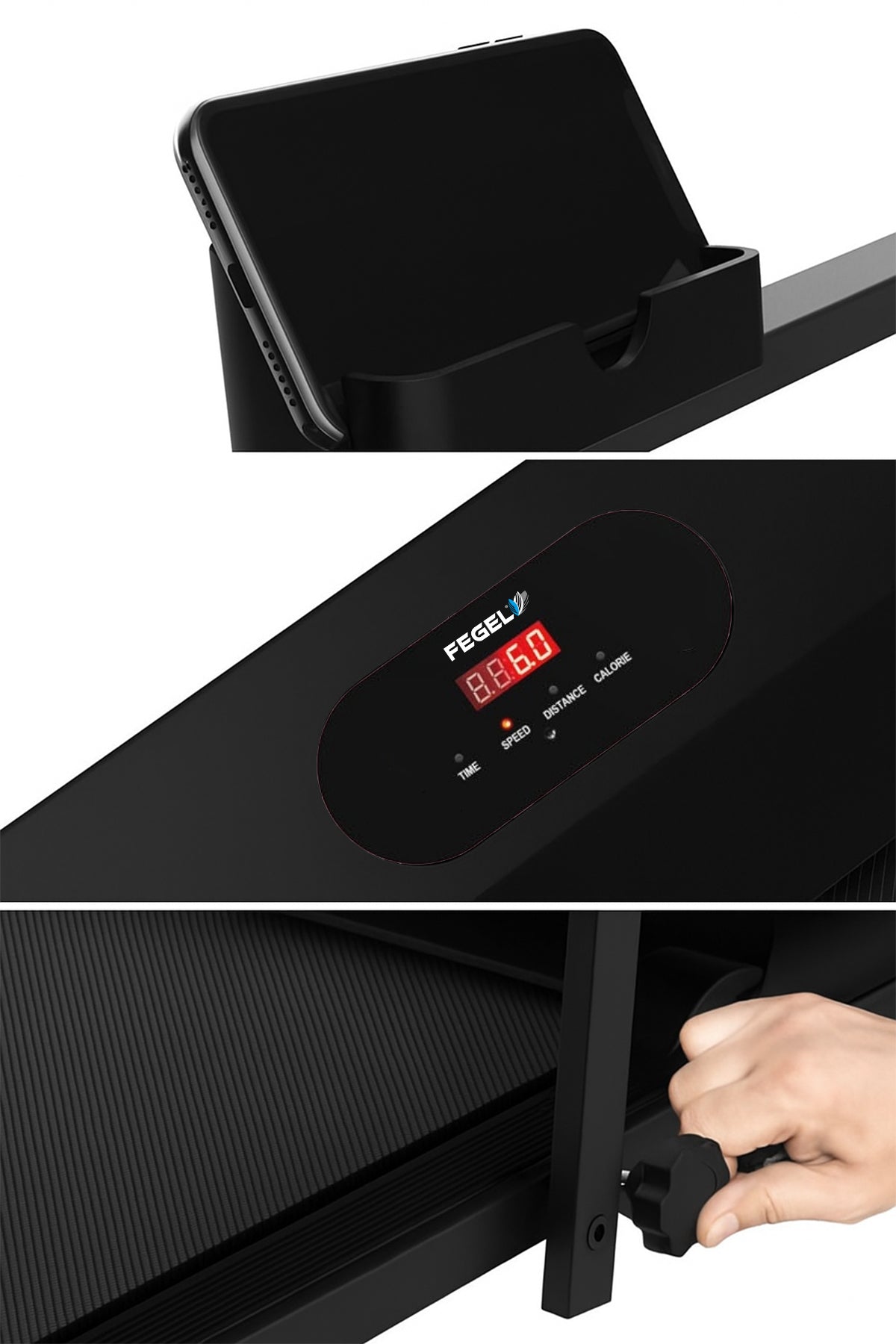 Katlanabilir Ev Tipi Yürüme & Koşu Bandı - Uzaktan Kumandalı / FG-380