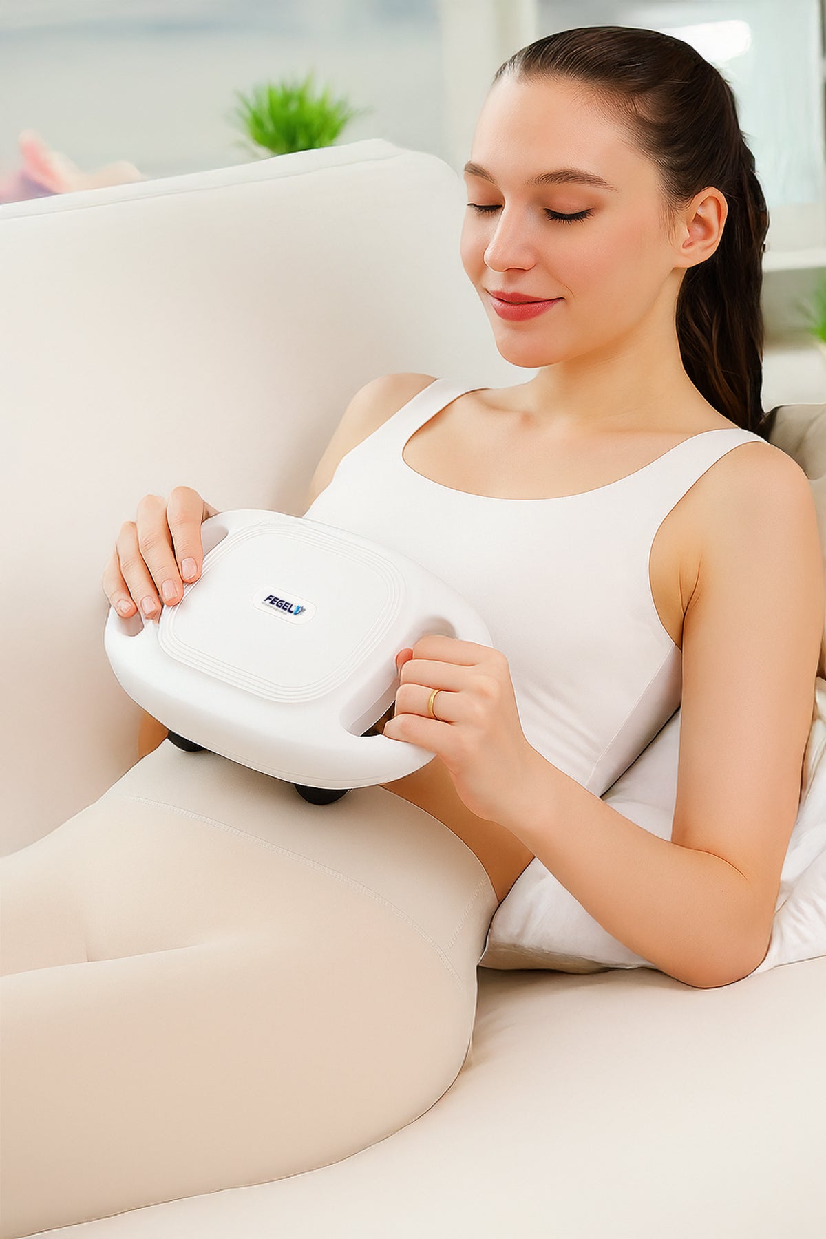 Pulse Zen 6 Başlıklı Şarjlı Masaj Tabancası - Derin Kas Gevşetme & Rahatlama / FG-60