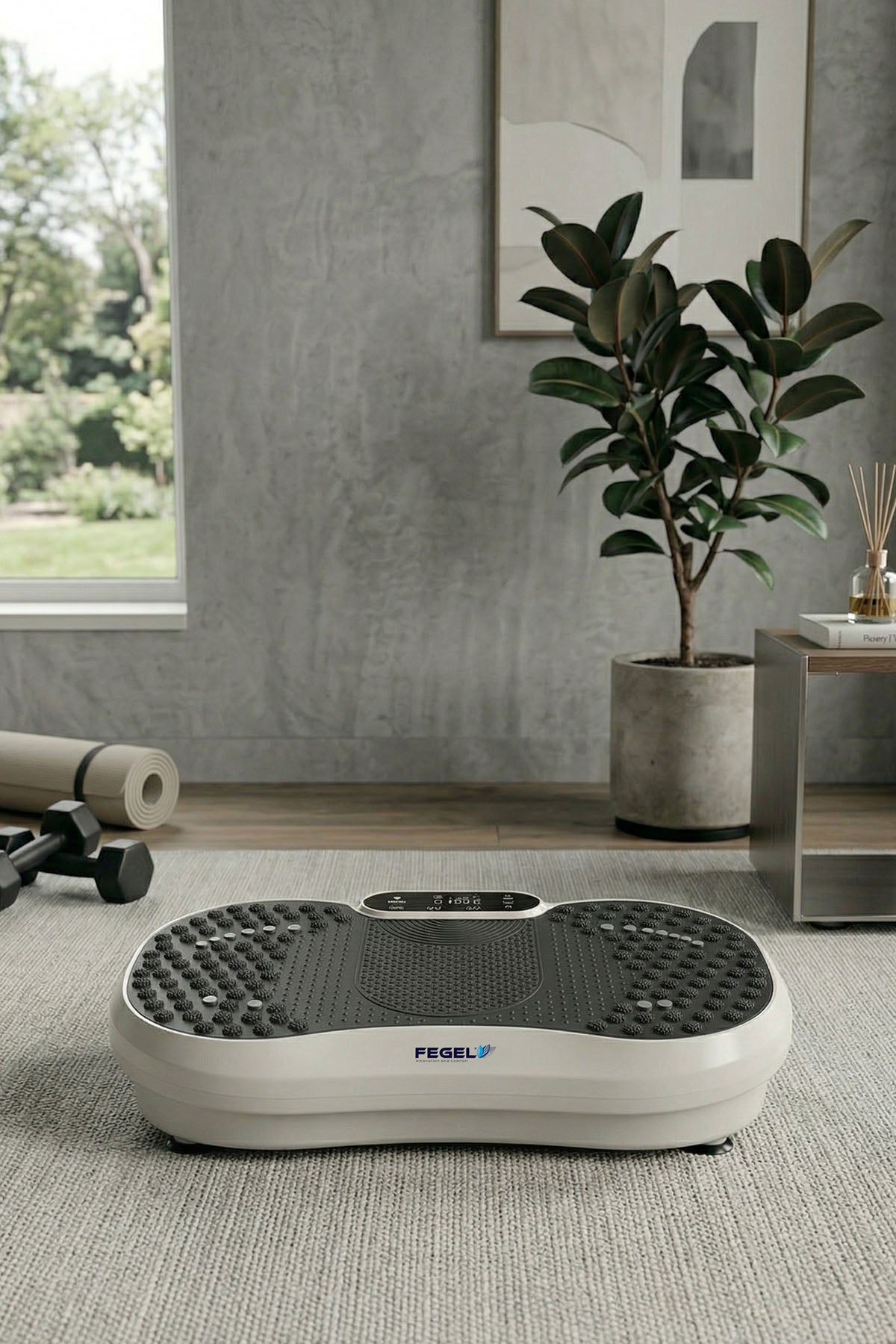 Titreşimli Fitness Platformu | 99 Hız Seviyesi & Hoparlörlü Egzersiz Aleti / FG-6500