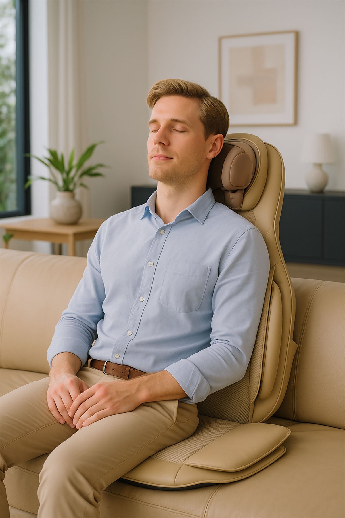 Taşınabilir Masaj Koltuğu – Boyun, Sırt, Bel ve Kalça Masajı, Isıtma, Titreşim / FG-C43