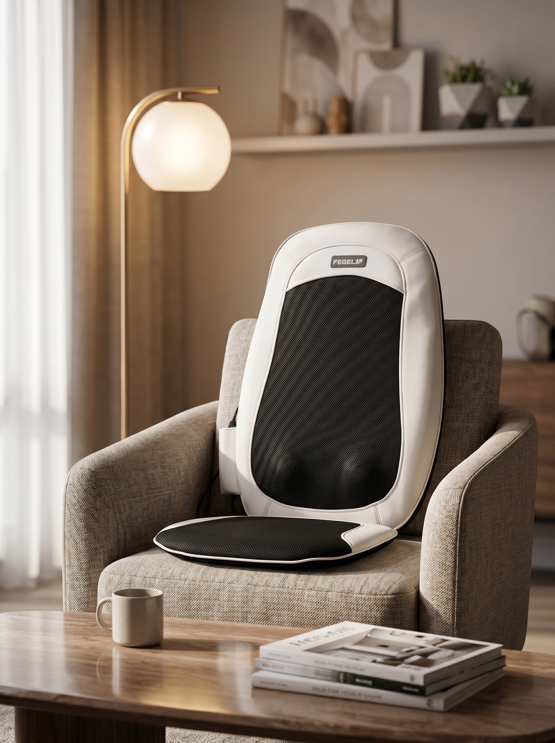 Taşınabilir Otomobil / Ev için Masaj Koltuğu - Shiatsu | Titreşim | Isıtma / FG-C22