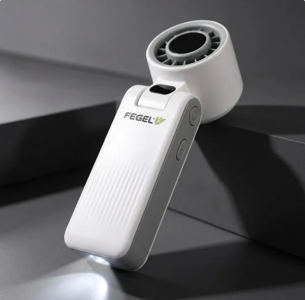 Bluetooth Hoparlör Fan 6000mAh Şarjlı Led Fenerli Askı Aparatlı | 199 Hız Seviyesi, Dijital Ekranlı ve Flaş Özellikli / FG-52