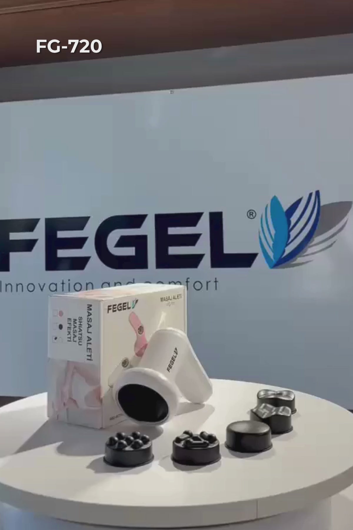 Shiatsu 5 Başlıklı Masaj Aleti - Yağ Yakımını Destekleyen Tüm Vücut Masaj / FG-720