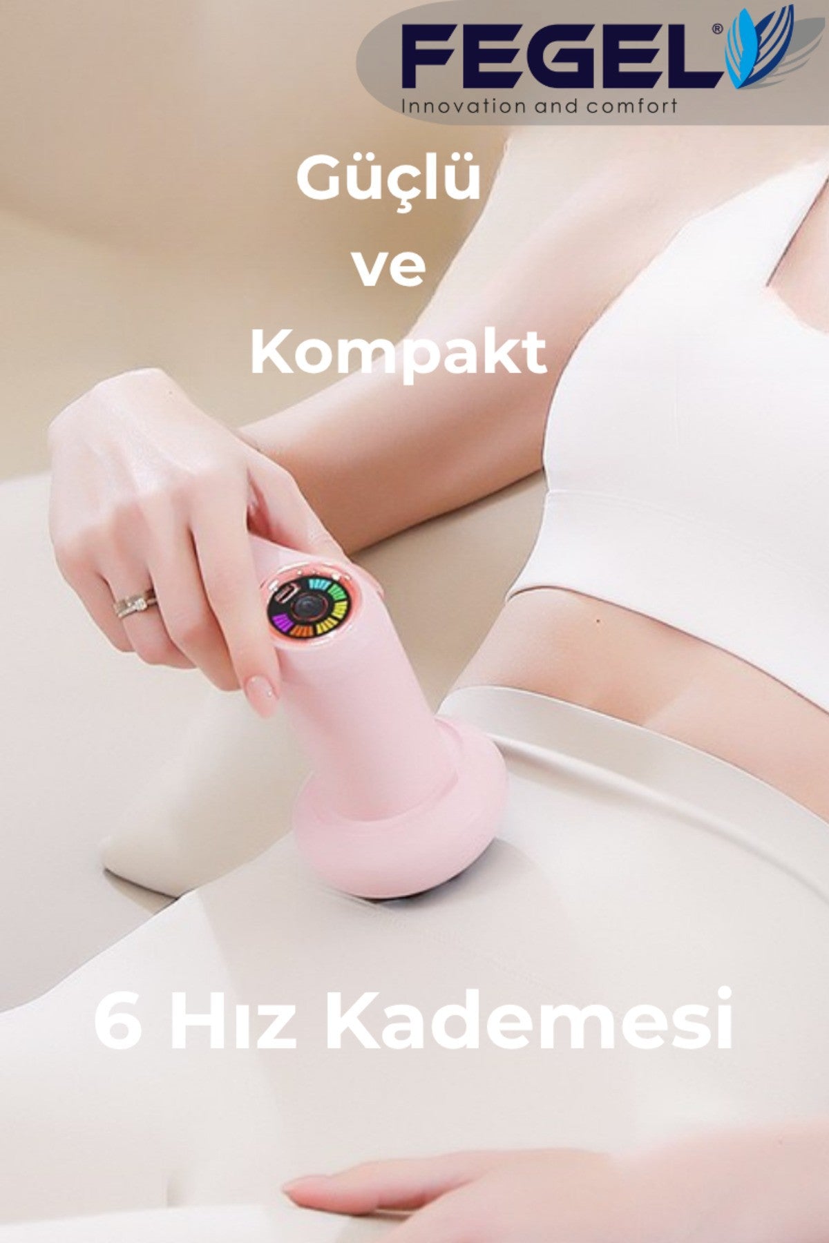 FG-720 Shiatsu 5 Başlıklı Masaj Aleti,6 Hız Kademeli, Yağ Yakımını Destekleyen Tüm Vücut Masaj